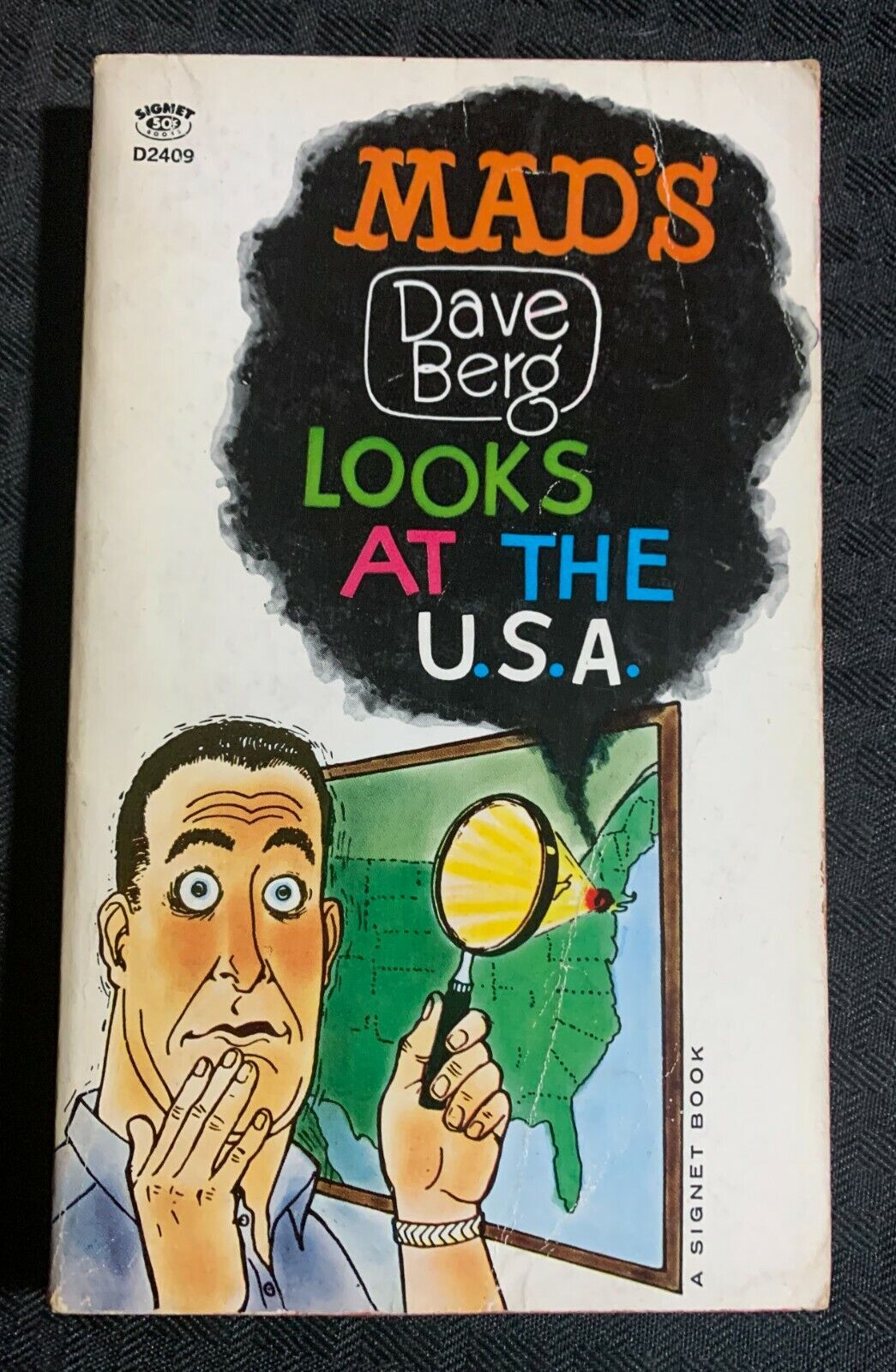 1964 MAD\'S DAVE BERG Looks at the USA VG 4.0 1st Signet Paperback