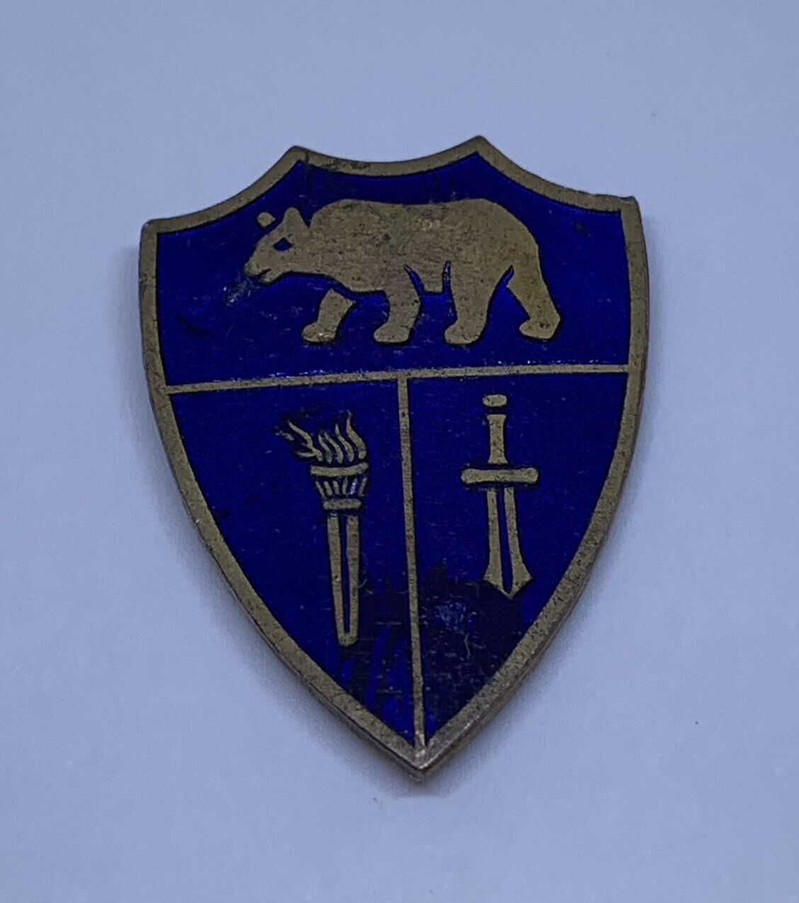 BLEMISHED Vintage California Cadet Corps Lapel Pin (97)