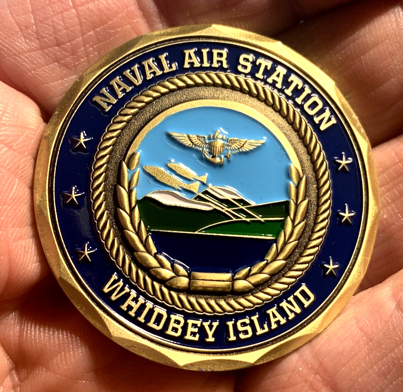 NAVAL AIR STATION NAS WHIDBEY ISLAND Challenge Coin 1.75