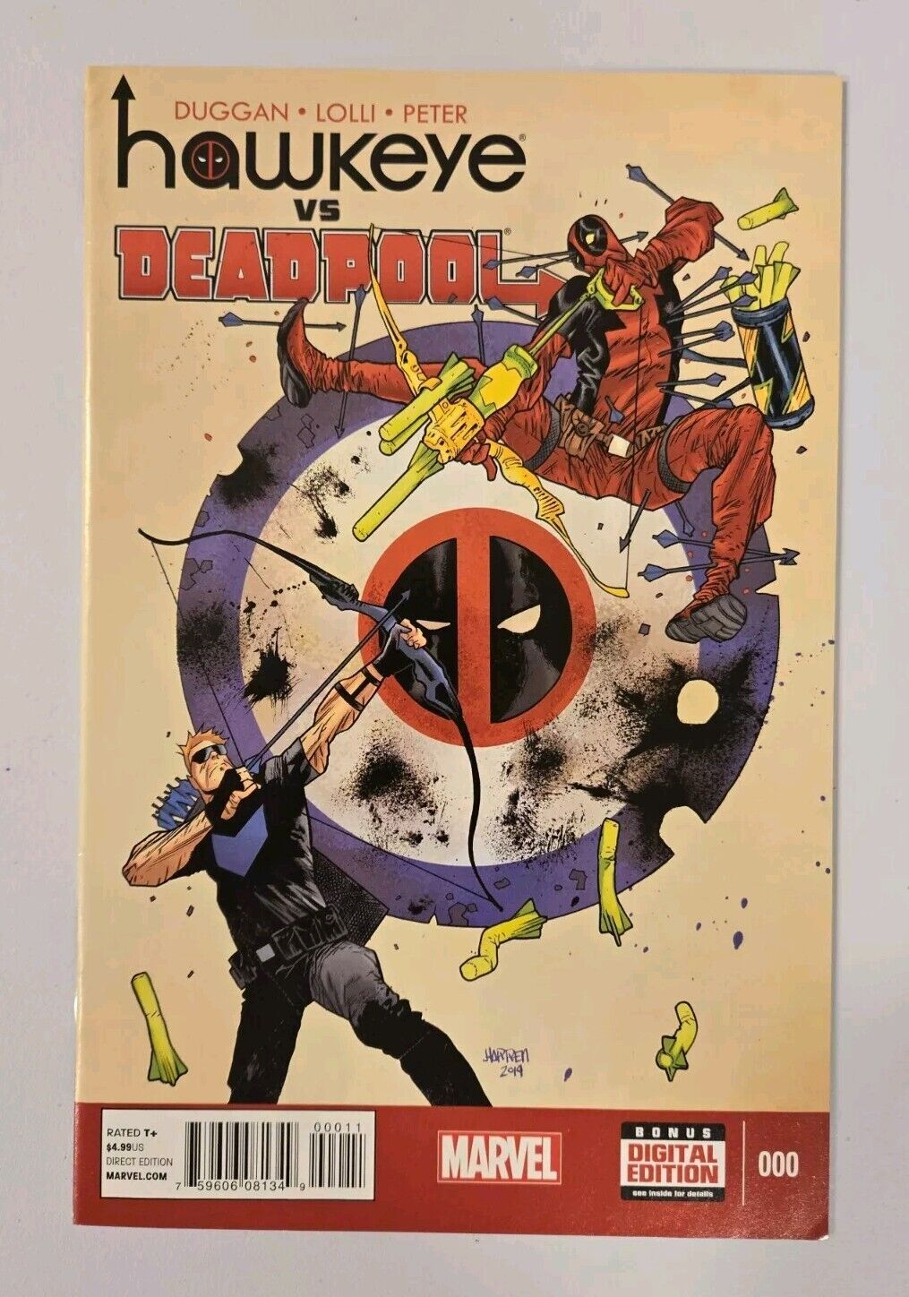 Hawkeye vs Deadpool #000 Cover A Marvel 2014 VF/NM