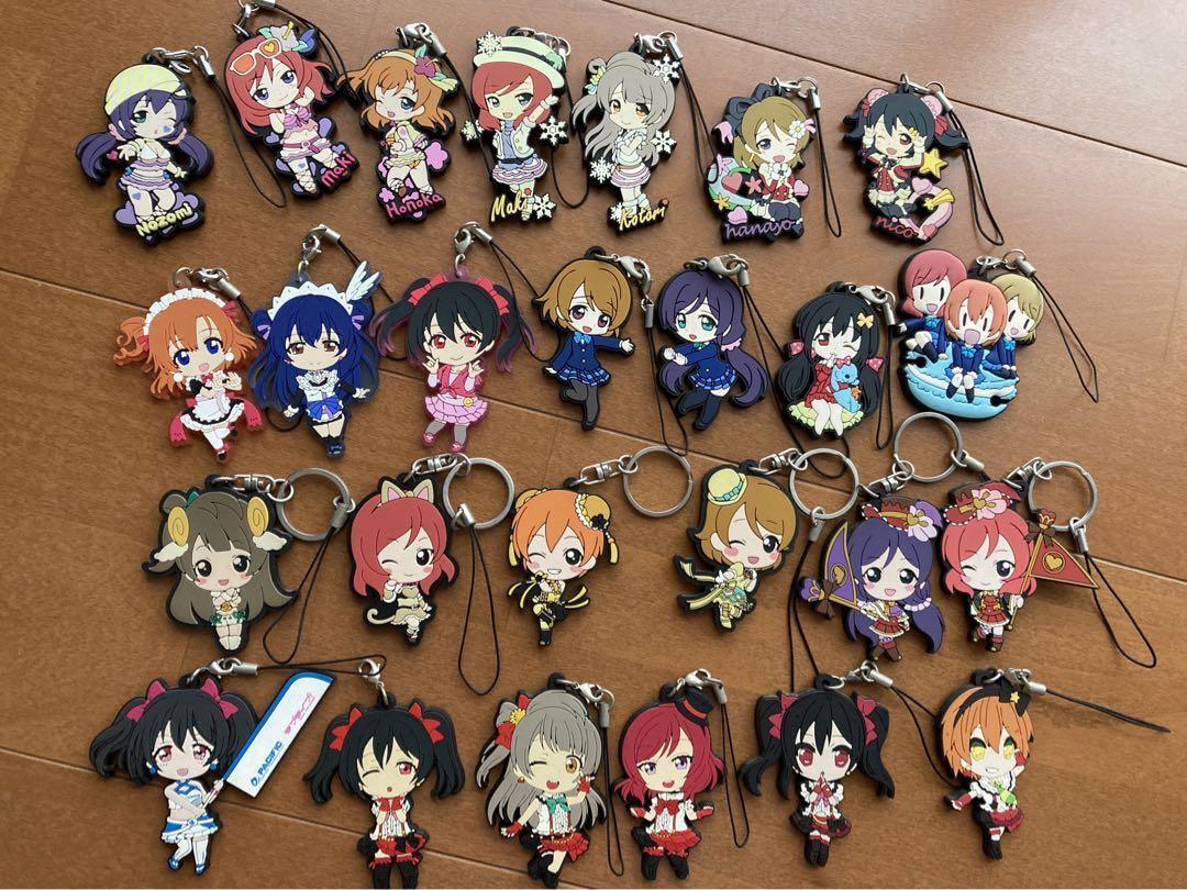 Love Live rubber strap Anime Goods lot of 26 Set sale Nico Others character