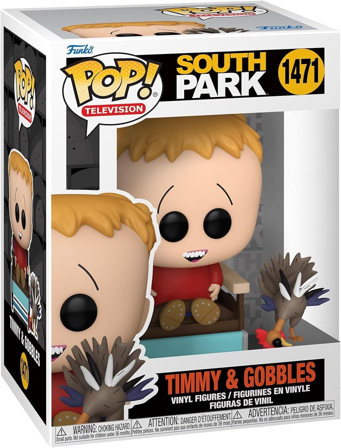 Funko Pop South Park Timmy (TIMMEH) Burch & Gobbles Figure w/ Protector
