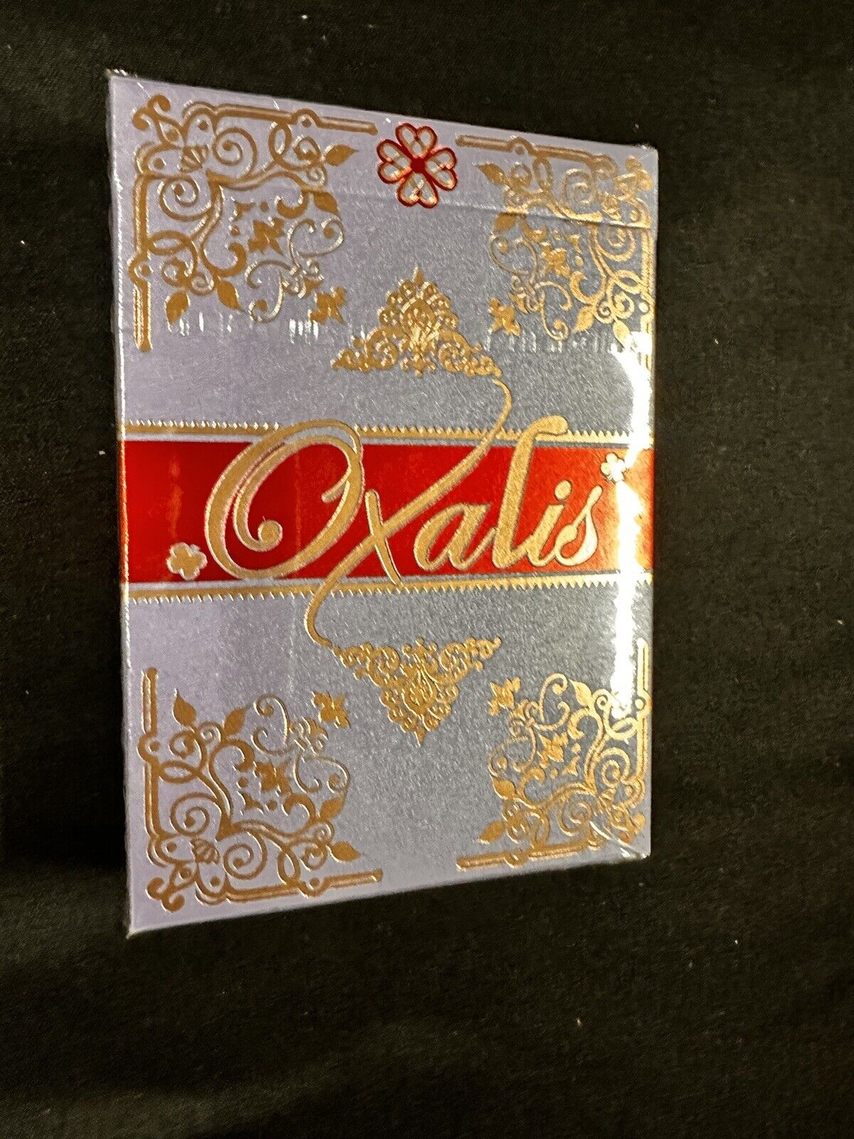 Oxalis V3 Purple Extremely Limited Gilded Gold Foil Edition 11/200 Playing Cards