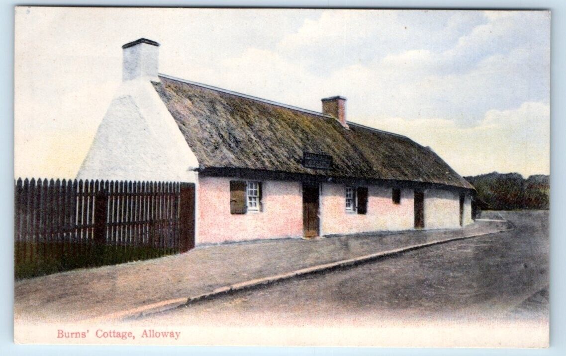 Burn\'s Cottage AYR Scotland UK Postcard