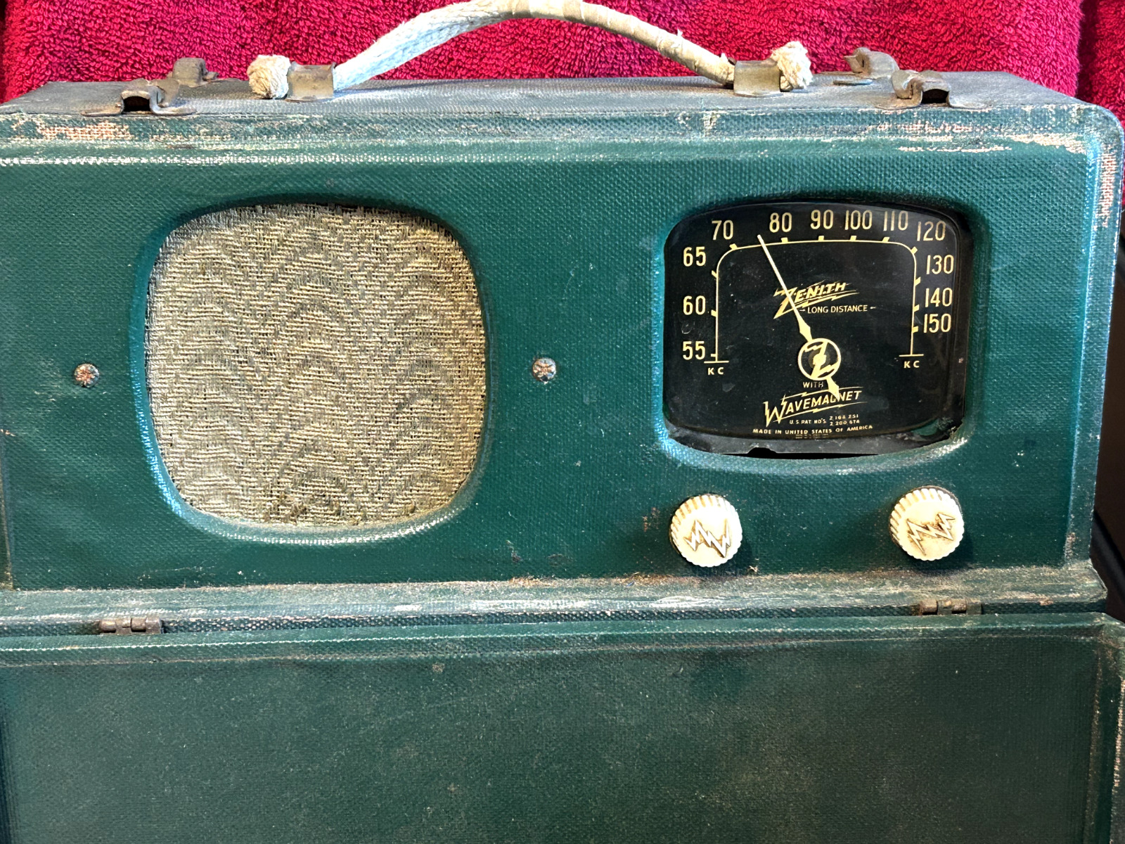 ZENITH MODEL 6G501M LONG DISTANCE WITH WAVEMAGNET RADIO VINTAGE