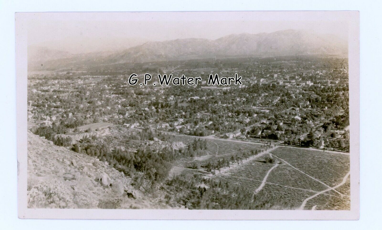 1925 View of Riverside California Ca Photo Photograph