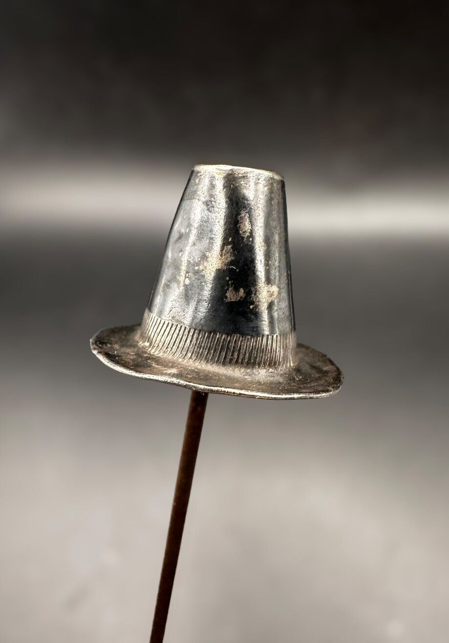 Antique CHARLES HORNER Sterling Silver Welsh Hat 11” Hat Pin Edwardian Estate