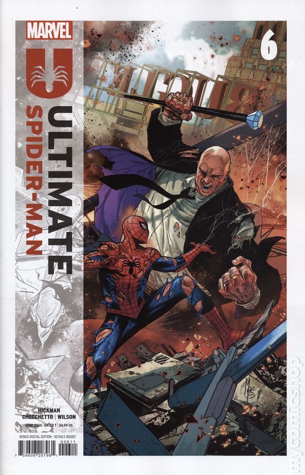 Ultimate Spider-Man #6A Stock Image