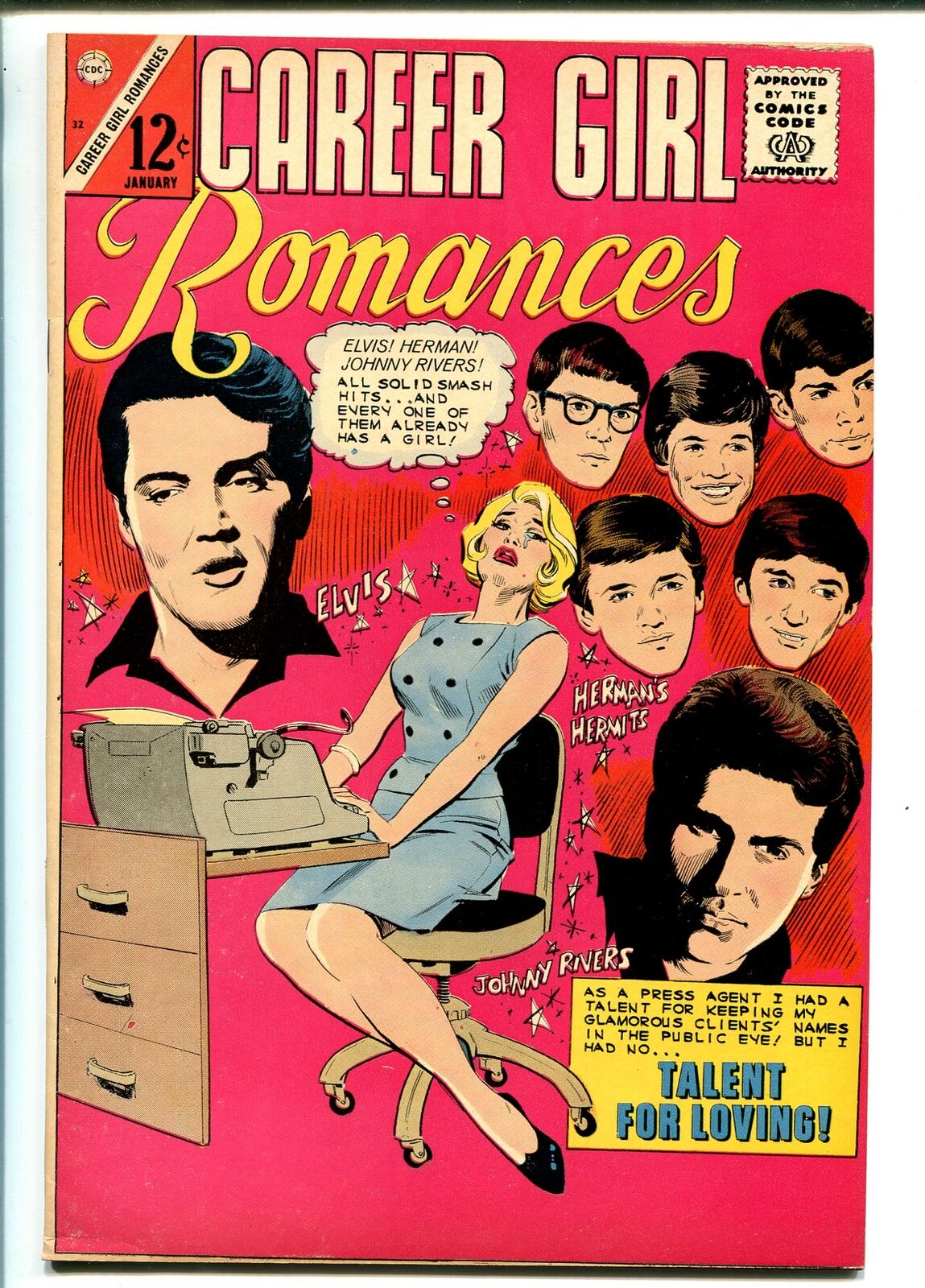 Career Girl Romances--#32--COMIC BOOK--Charlton--FN/VF