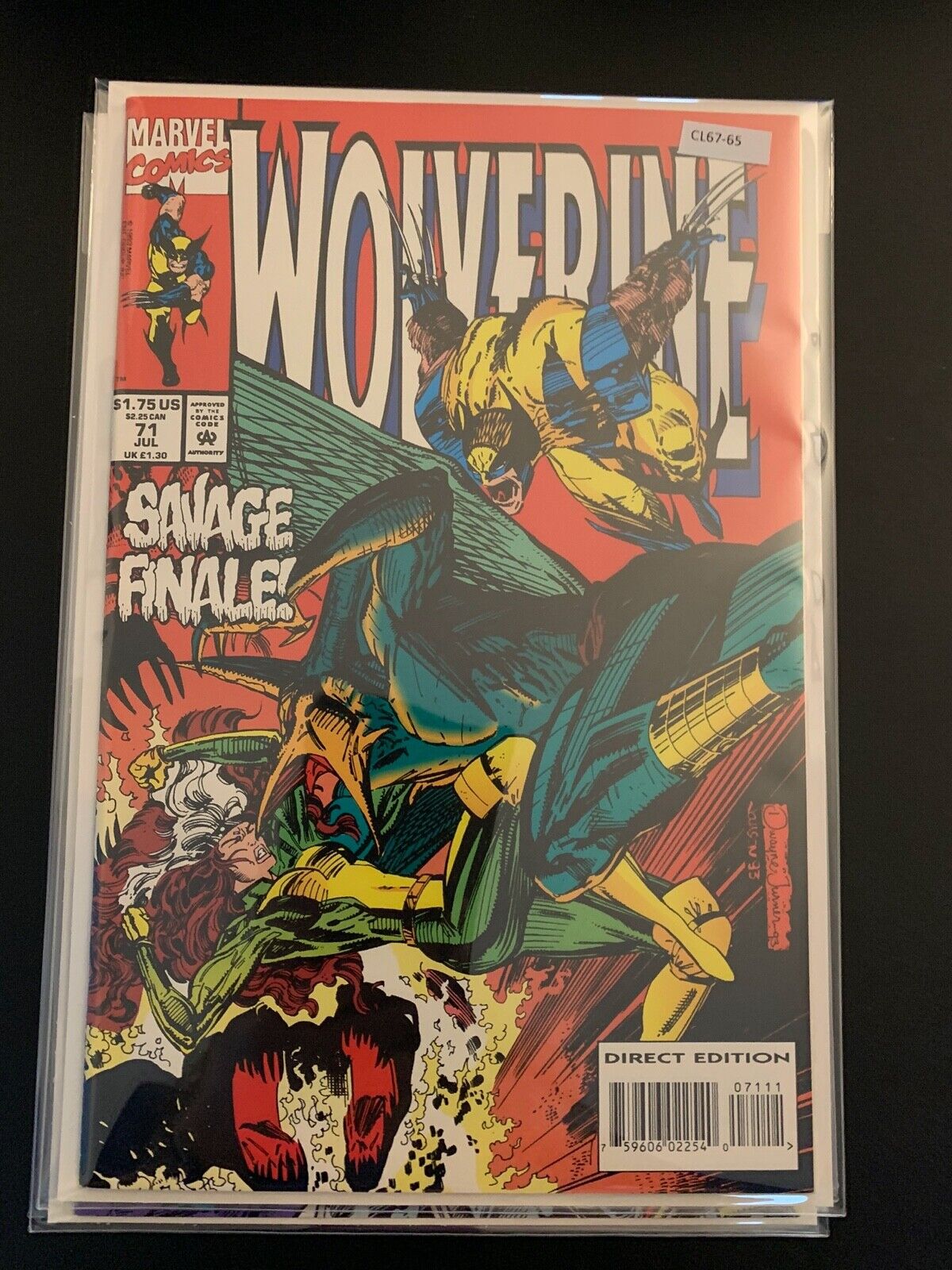 Wolverine #71 Gem Mint Uncirculated Marvel Comic Book CL67-65