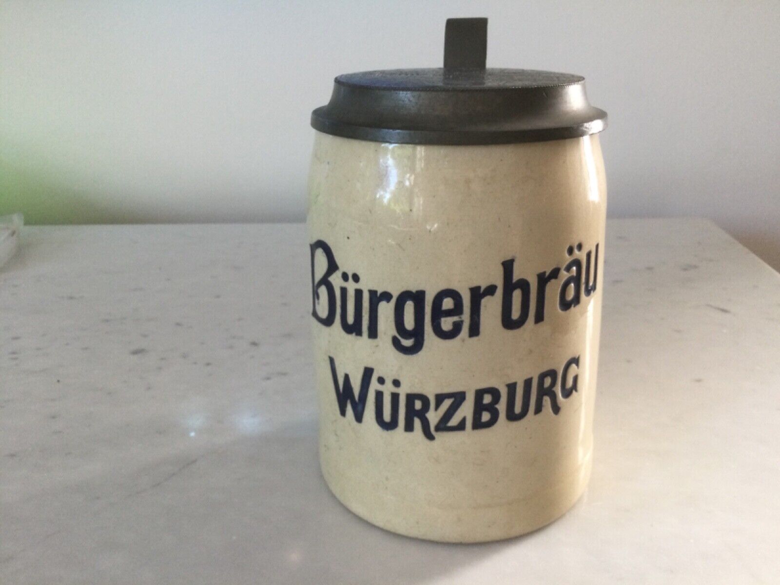 German Burgerbrau, Wurzburg Brewery Beer Stein