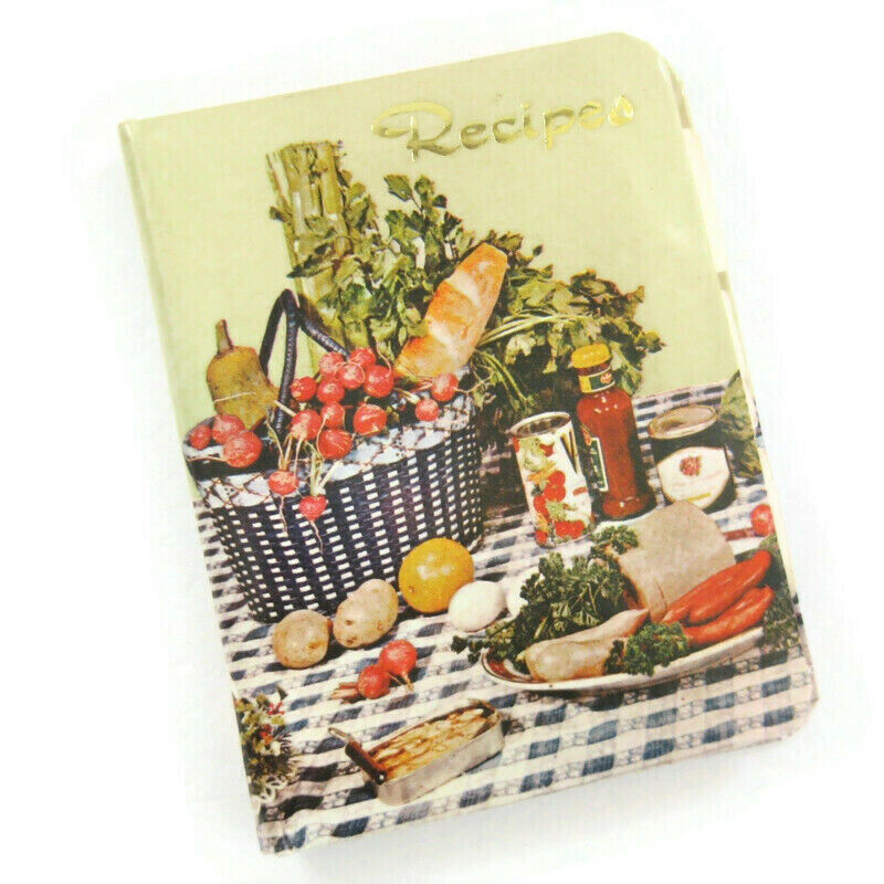 Recipe File Book Organizer Folders Cookbook Mid Century Dan Dee Vintage 60s 70s