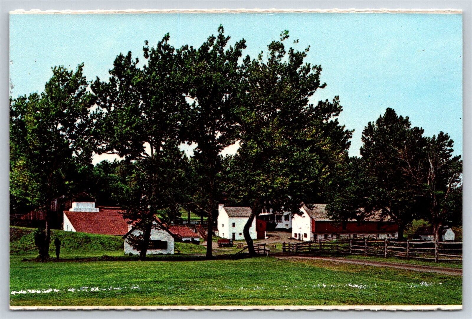 General View Hopewell Village National Historic Site Birdsboro PA VTG Postcard