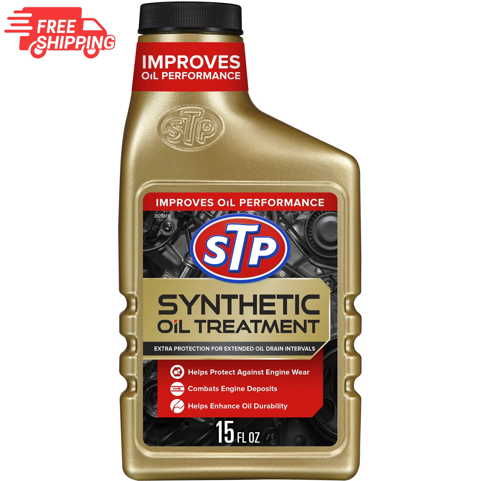 Synthetic Automotive Oil Treatment - 15 FL OZ Bottle