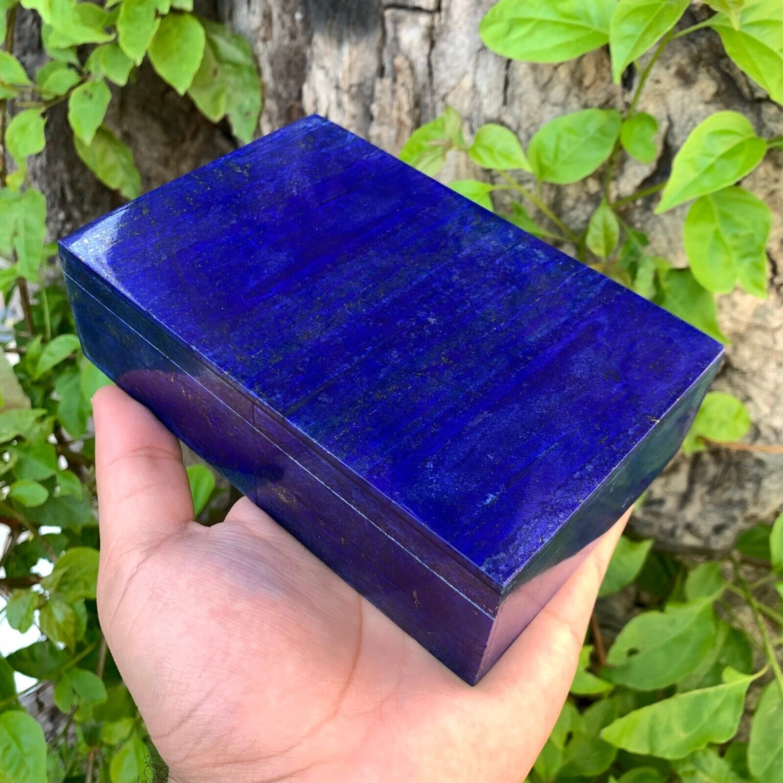 700g Beautiful Lapis Lazuli Box, Lapis Box, Lapis Stone Box, Lapis Lazuli Box