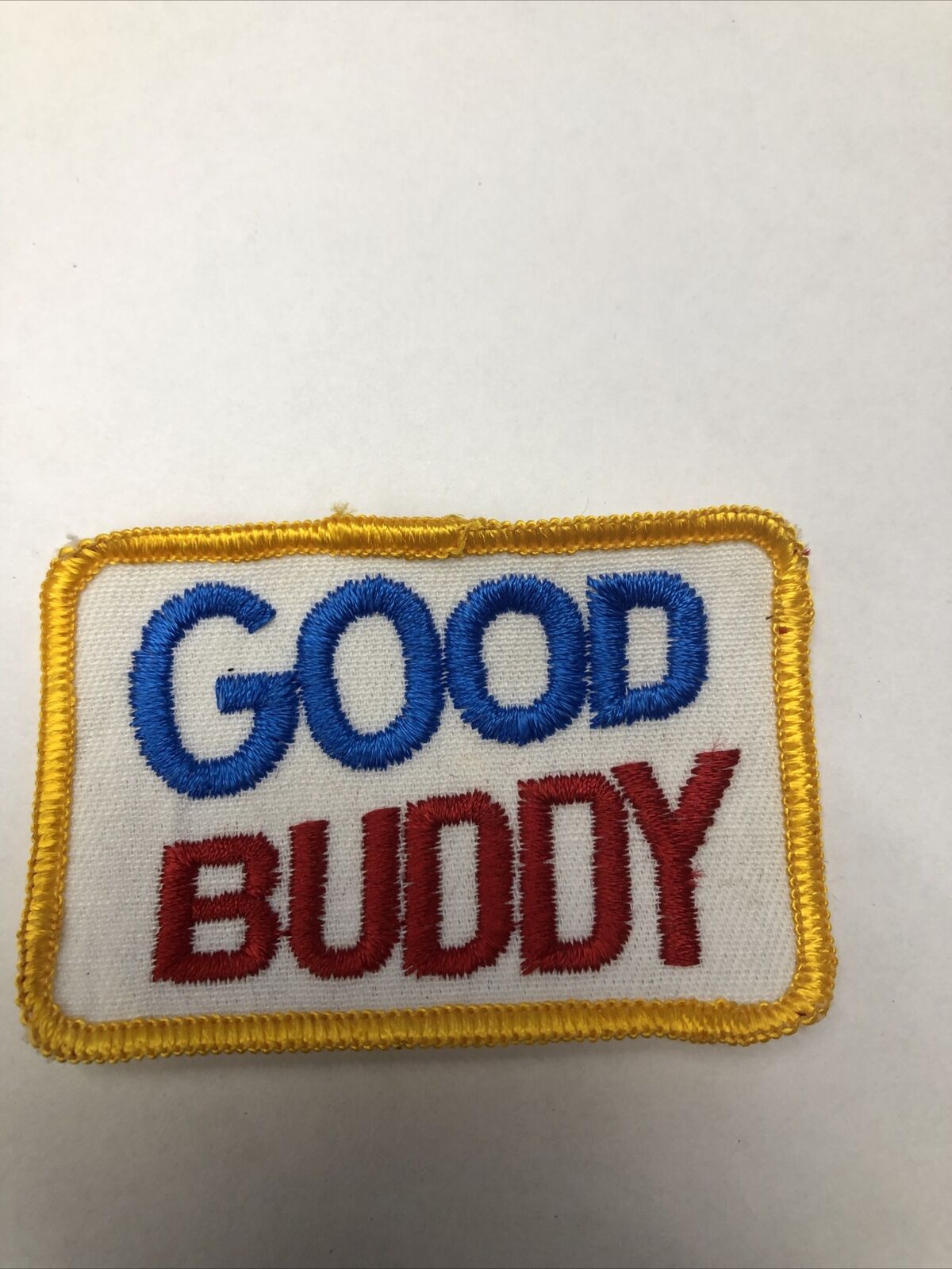 1 Vintage Good Buddy Patch Sew On 3” X 2” Buy 1 Or Both