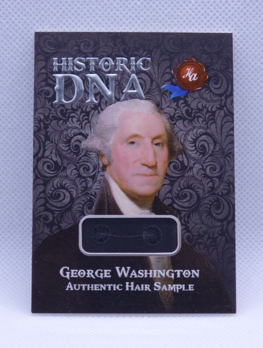 George Washington 2020 Historic DNA Hair Card USA POTUS 53/102 the first 36 RARE