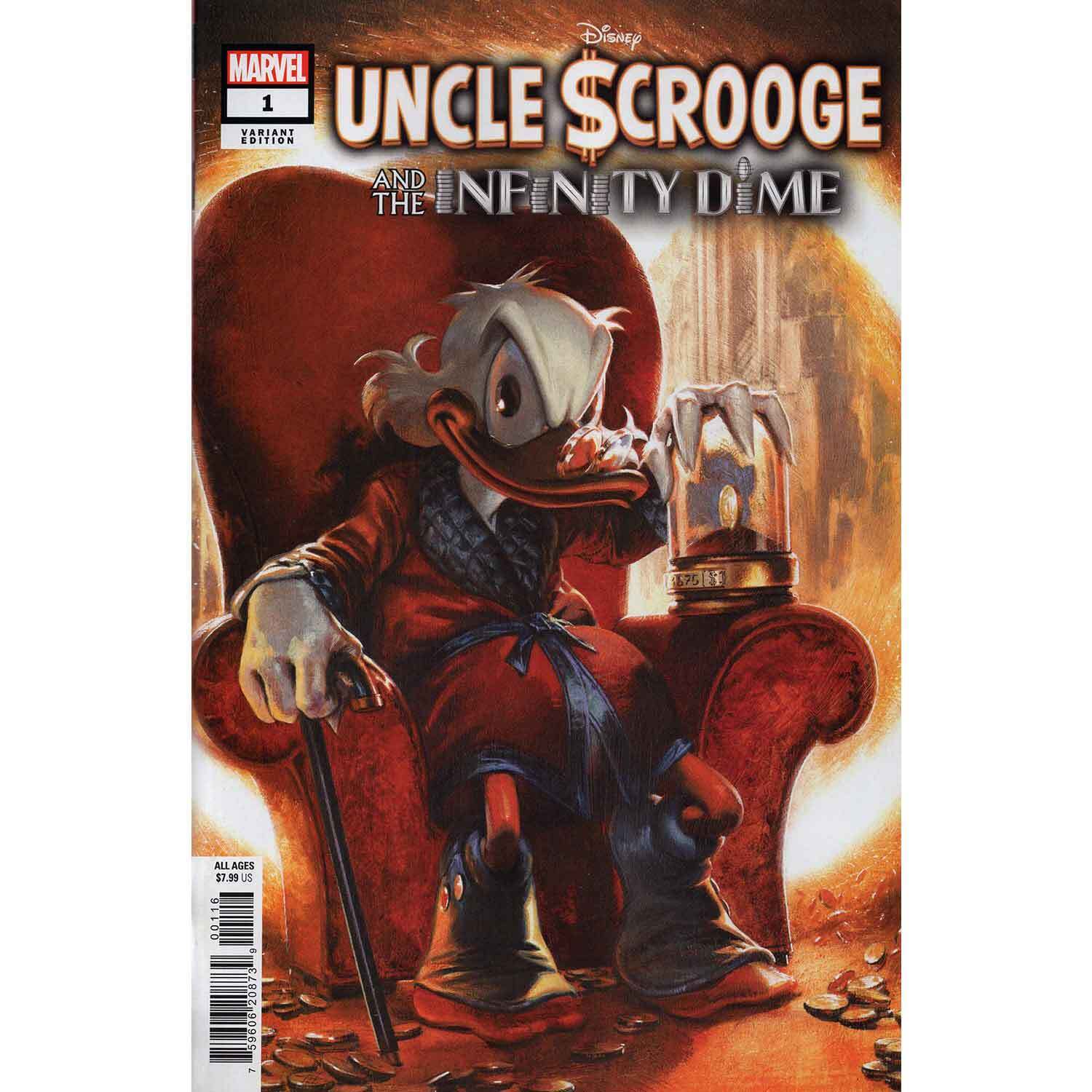 Uncle Scrooge Infinity Dime #1 1:10 Dellotto Variant Marvel Comics