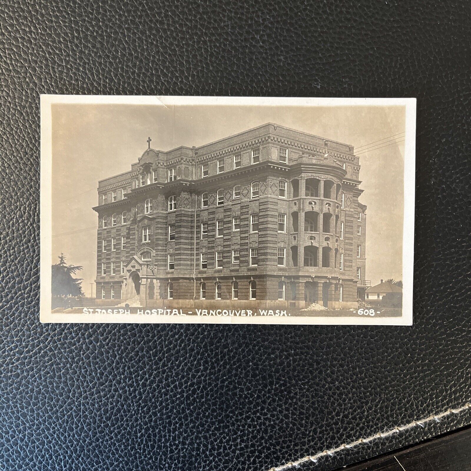 1920\'s RPPC Photo Postcard--WASHINGTON--Vancouver--View of St Joseph Hospital WA