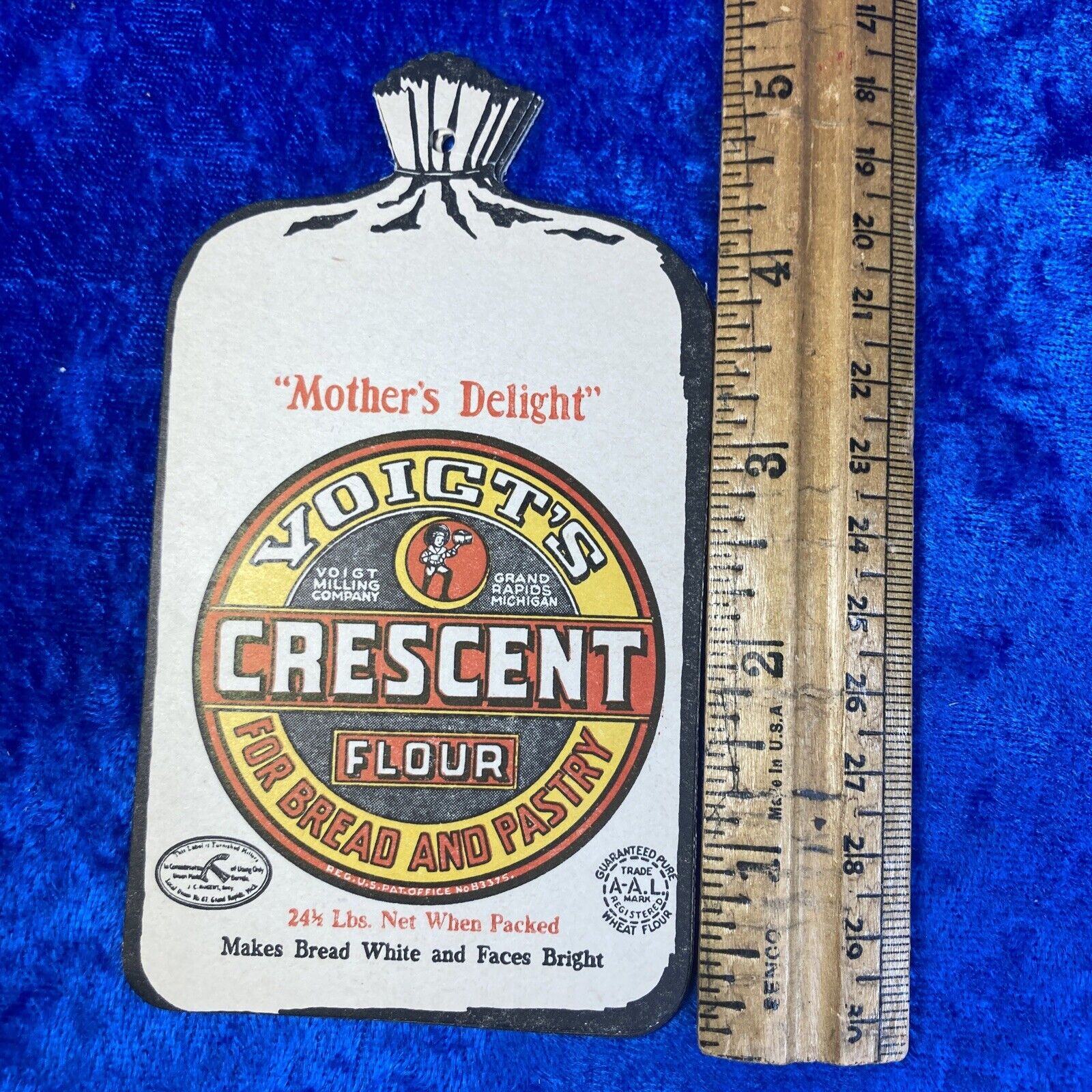 Five Vintage Voigt's Crescent Flour Grand Rapids MI Bridge Scorecards Baking