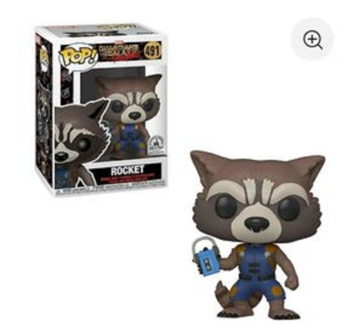 Funko Pop Marvel Rocket Raccoon - Guardians of The Galaxy #491  