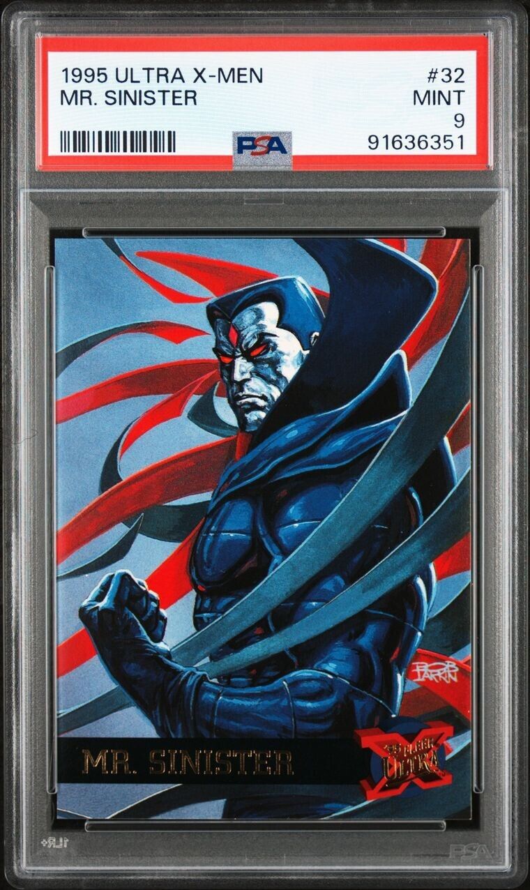 1995 Ultra X-Men MR SINISTER PSA 9 Marvel
