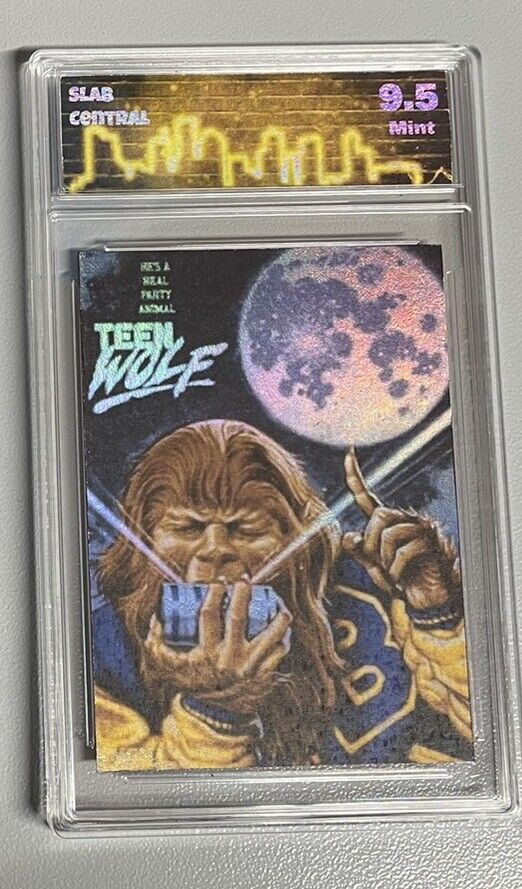 Teen Wolf 80’s holographic aceo card graded 9.5 scc Grading 🔥