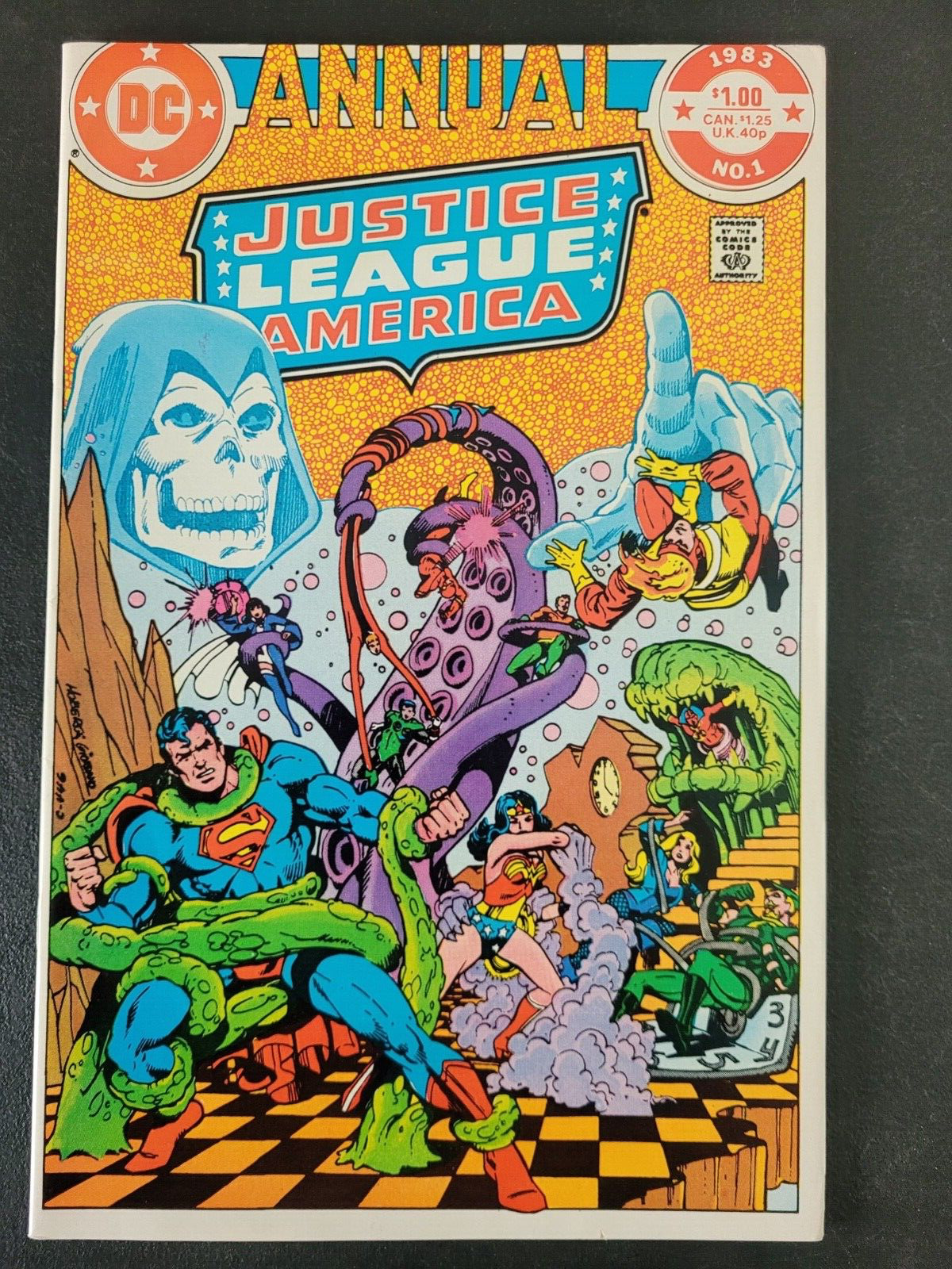 JUSTICE LEAGUE ANNUAL #1 (1983) DC COMICS DR DESTINY MORPHEUS\' RUBY ZATANNA