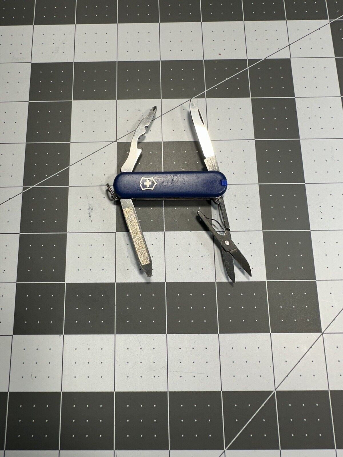Victorinox Rambler Classic Swiss Army Pocket Knife 58MM BLUE LOGO