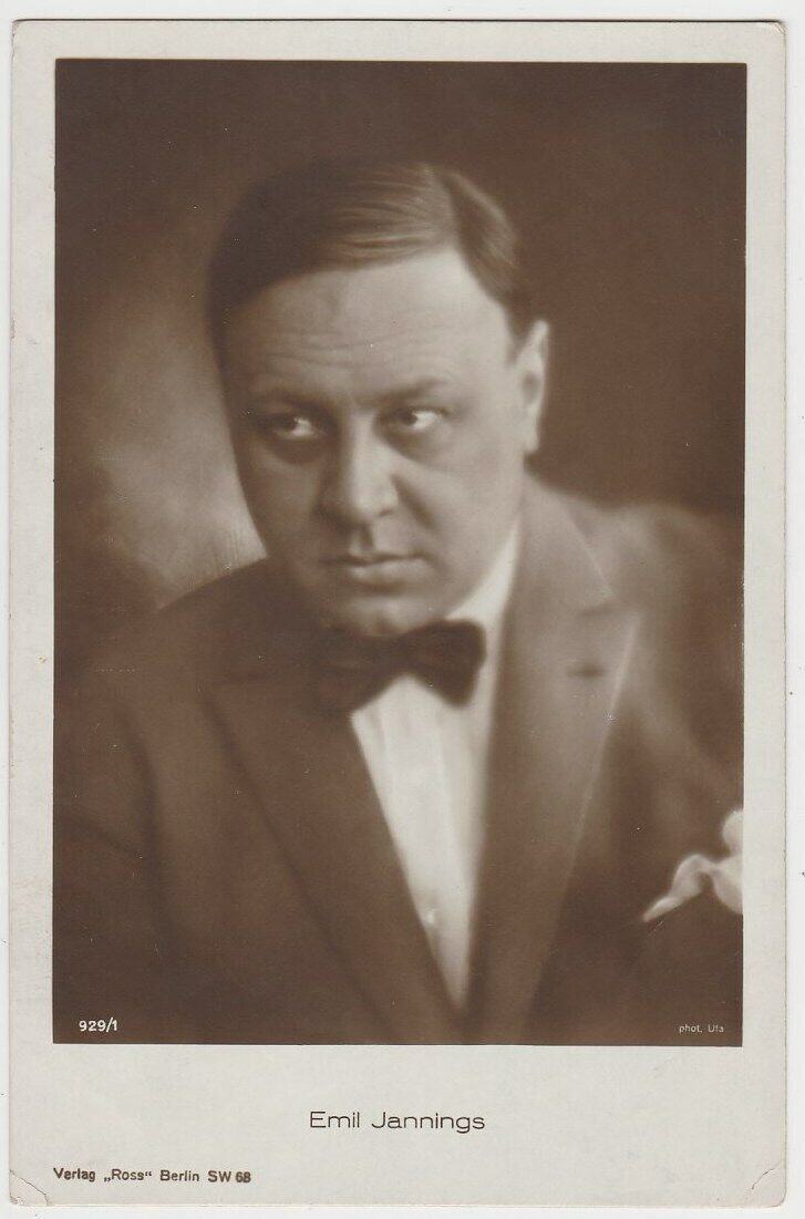 Emil Jannings 1920s Ross Verlag Real Photo Postcard - RPPC 929/1