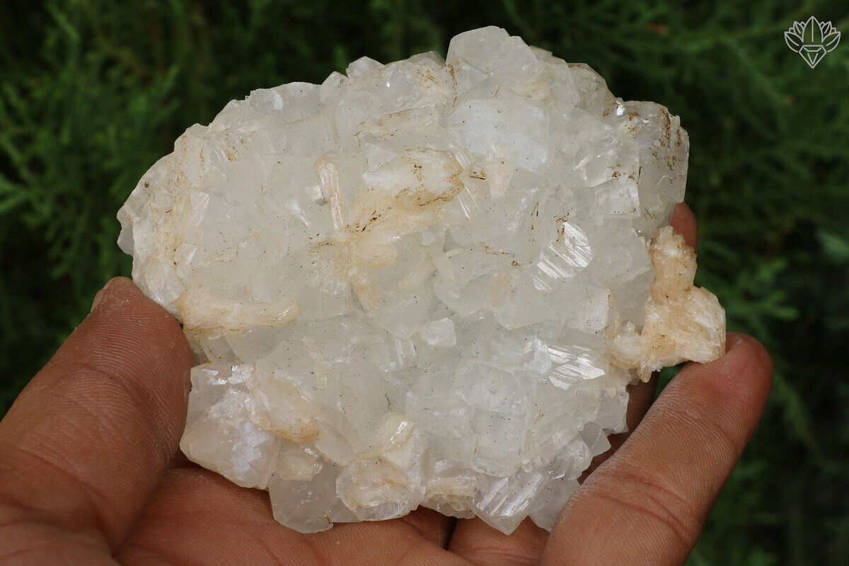 Stilbite Apophyllite 223 gm Natural Minerals Rough Specimen Meditation