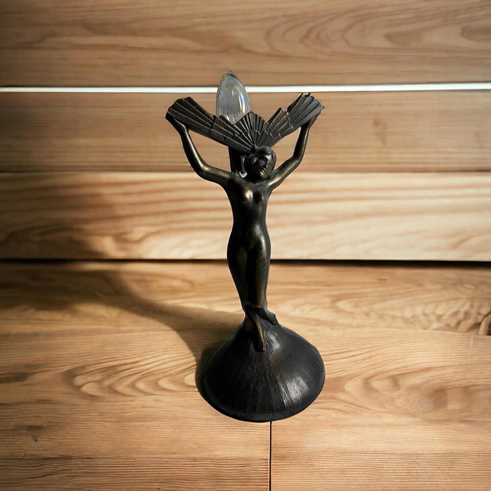 Vintage Frankart Style Figural Lady Art Deco Table Lamps