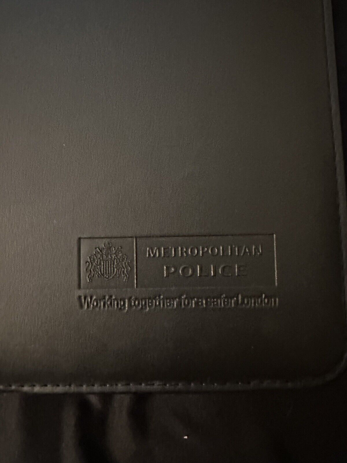 London Metropolitan Police Leather Book