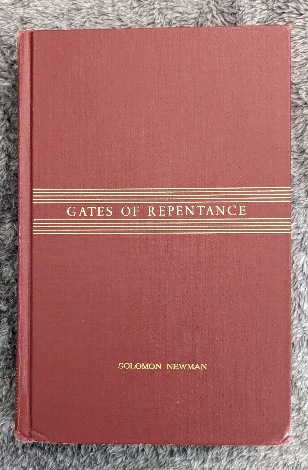 Lot Of 2 Gates Of Repentance THE NEW UNION PRAYER BOOK 1978 Hardcover