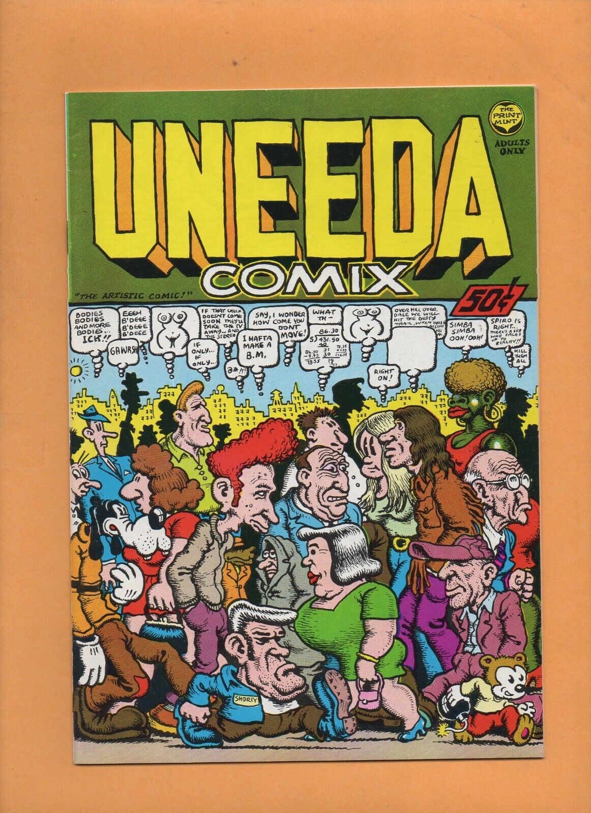 Uneeda Comix #1 1970 1st print Print Mint Robert Crumb NM