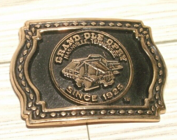 Grand Ole Opry Nashville Tennessee Since 1925 ~ Made in USA Belt Buckle