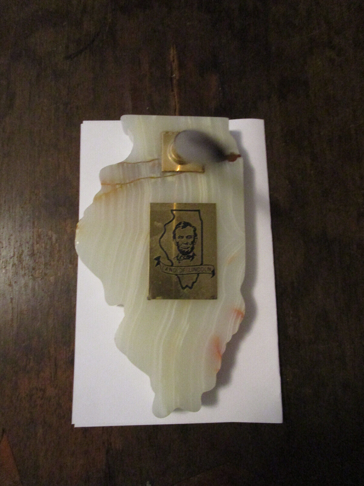 Abraham Lincoln Land of Lincoln Vintage Fiesta Onyx with Pen