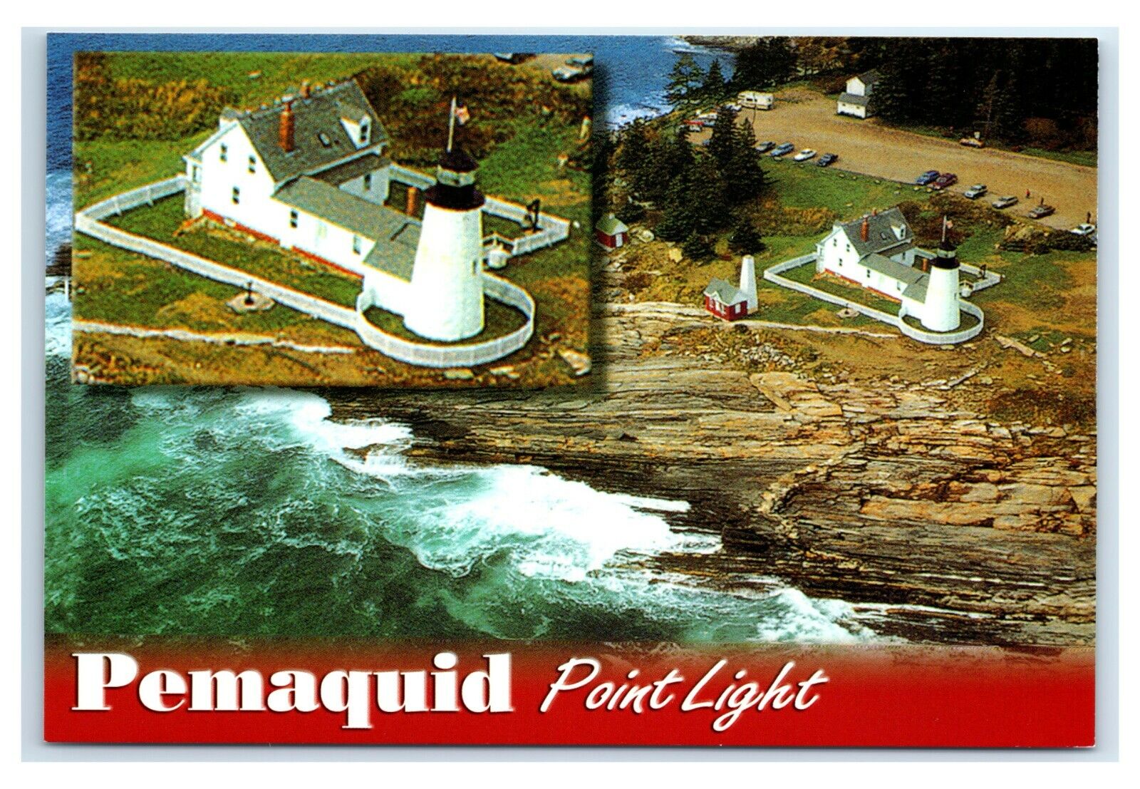 Postcard Pemaquid Point Light, Maine M3116