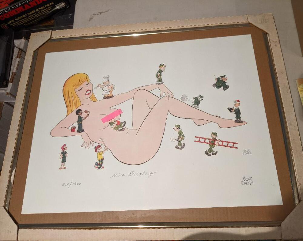 Miss Buxley by Mort Walker signed and numbered 350/1500