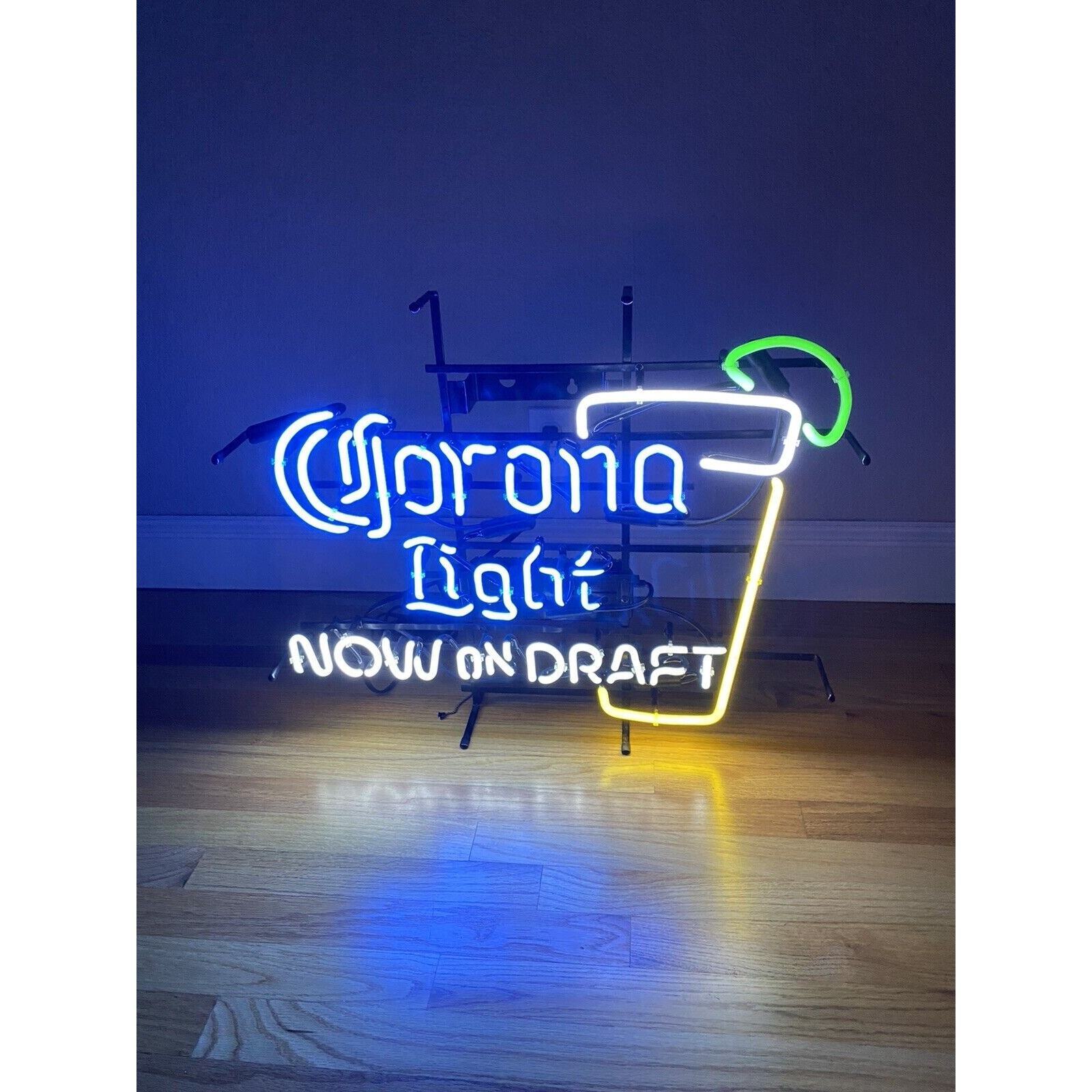 Corona Light Now On Draft Neon Light Sign 24\