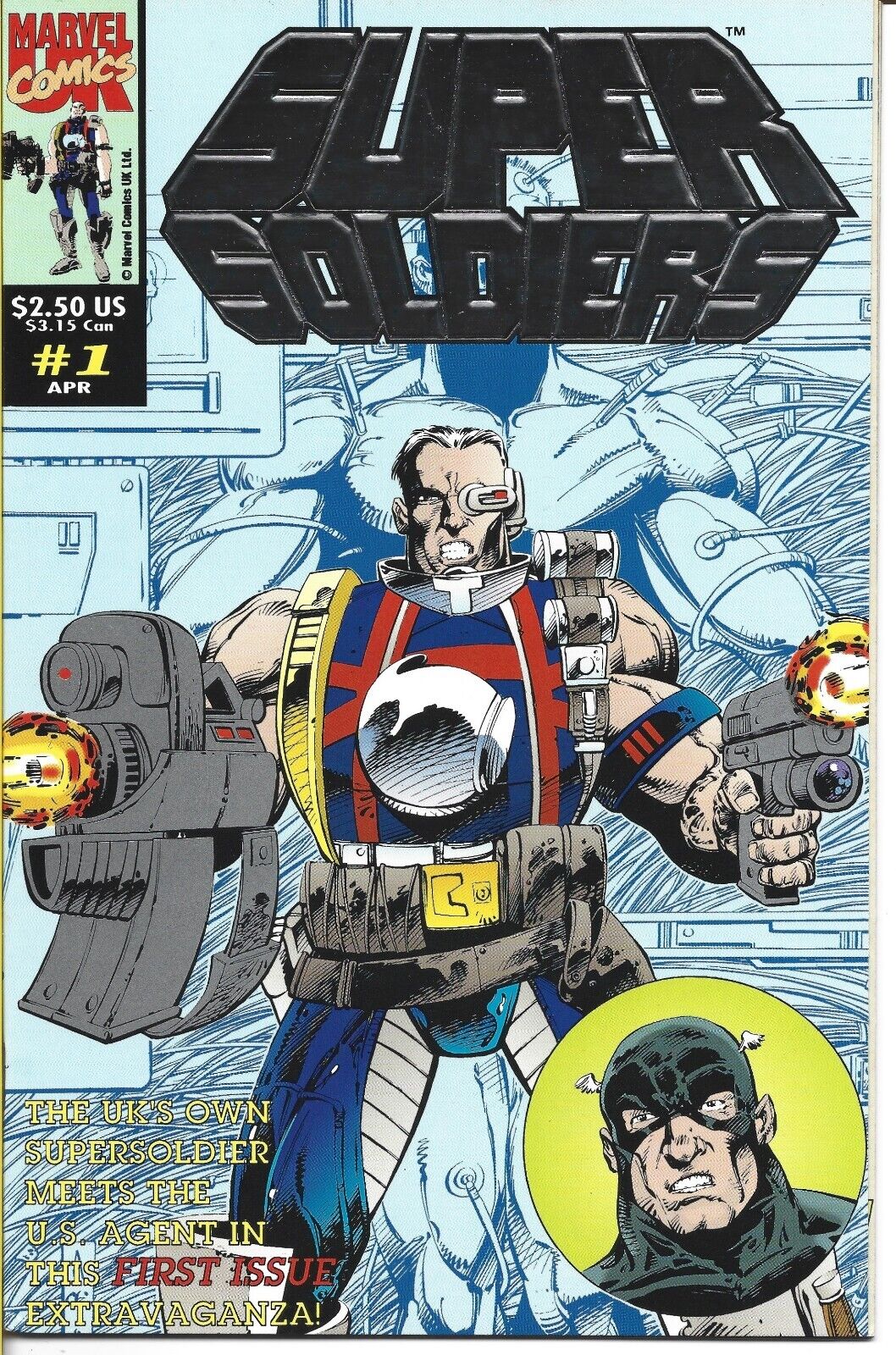 SUPER SOLDIERS #1 MARVEL COMICS 1993 BAGGED AND BOARDED