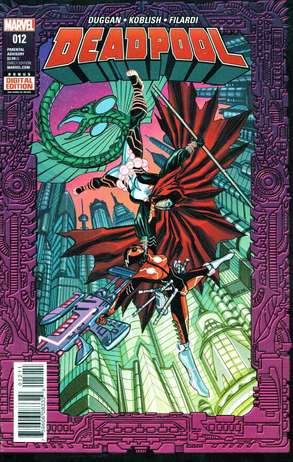 Deadpool #12  1st Appearance of Zenpool   Marvel Comics  #1