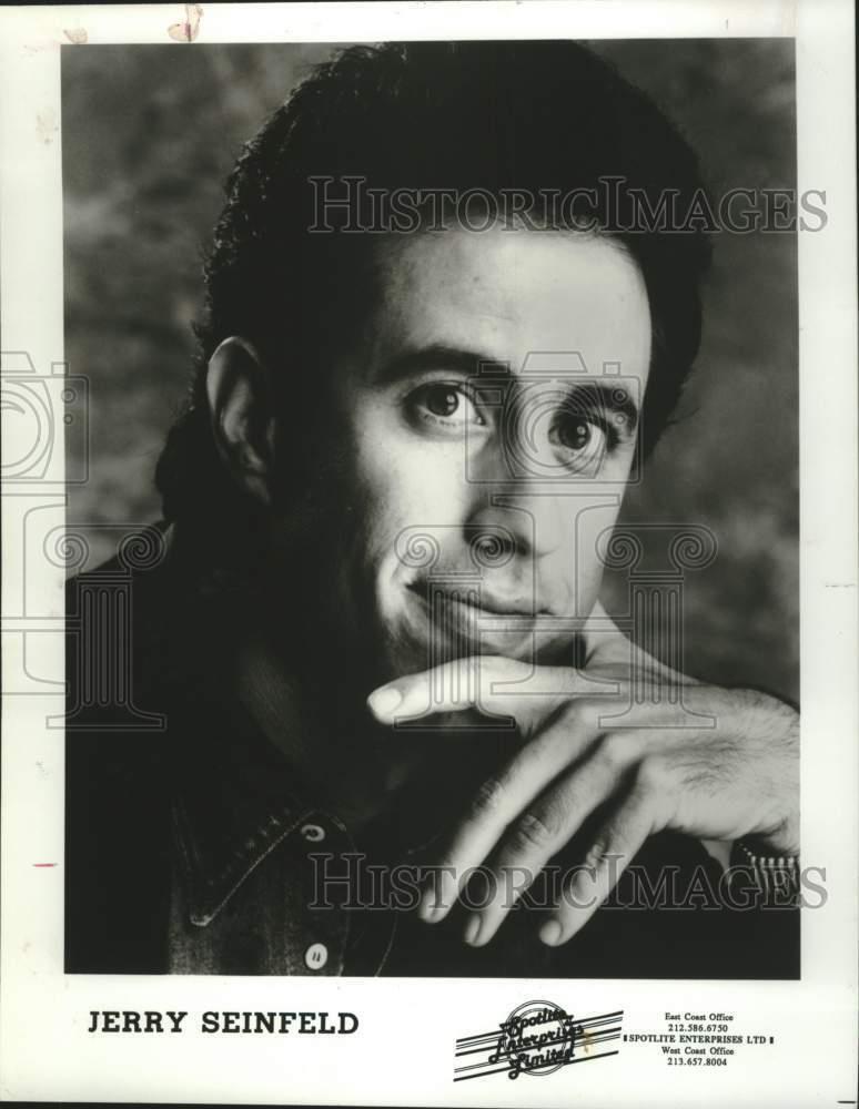 1991 Press Photo Comedian Jerry Seinfeld - tup05471