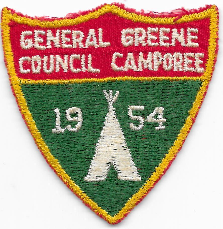 1954 Camporee General Greene Council Boy Scouts of America BSA
