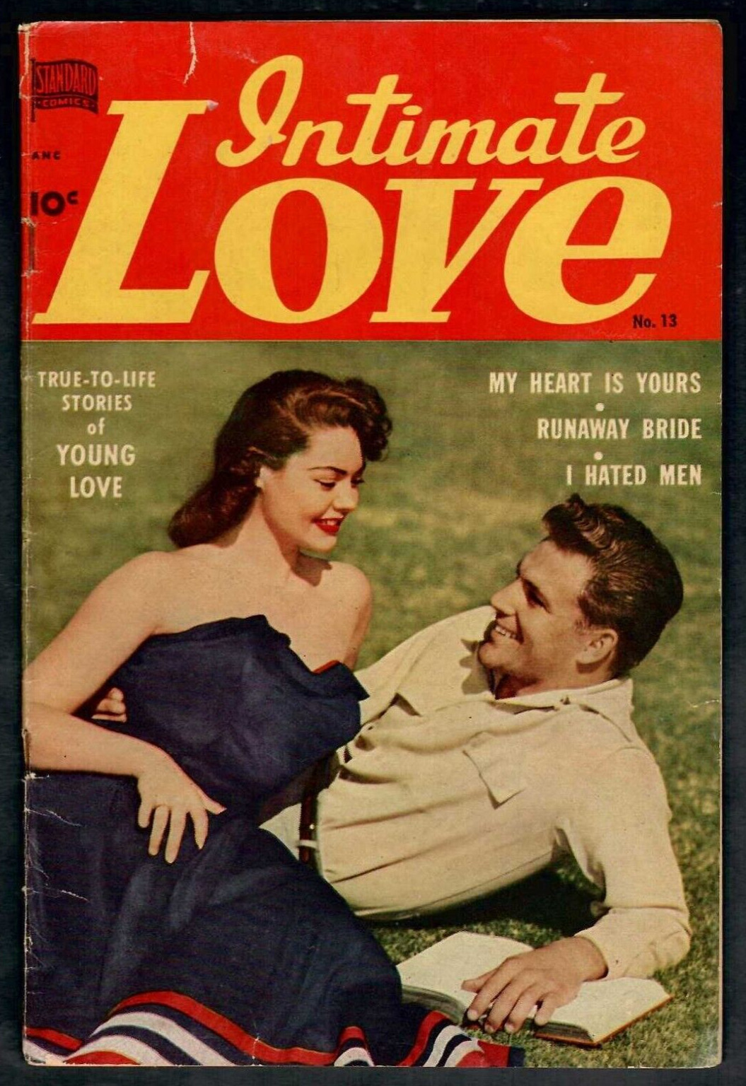 Intimate Love # 13 (3.5) Standard 10c Golden-Age Romance Comic 1951 Photo  💌