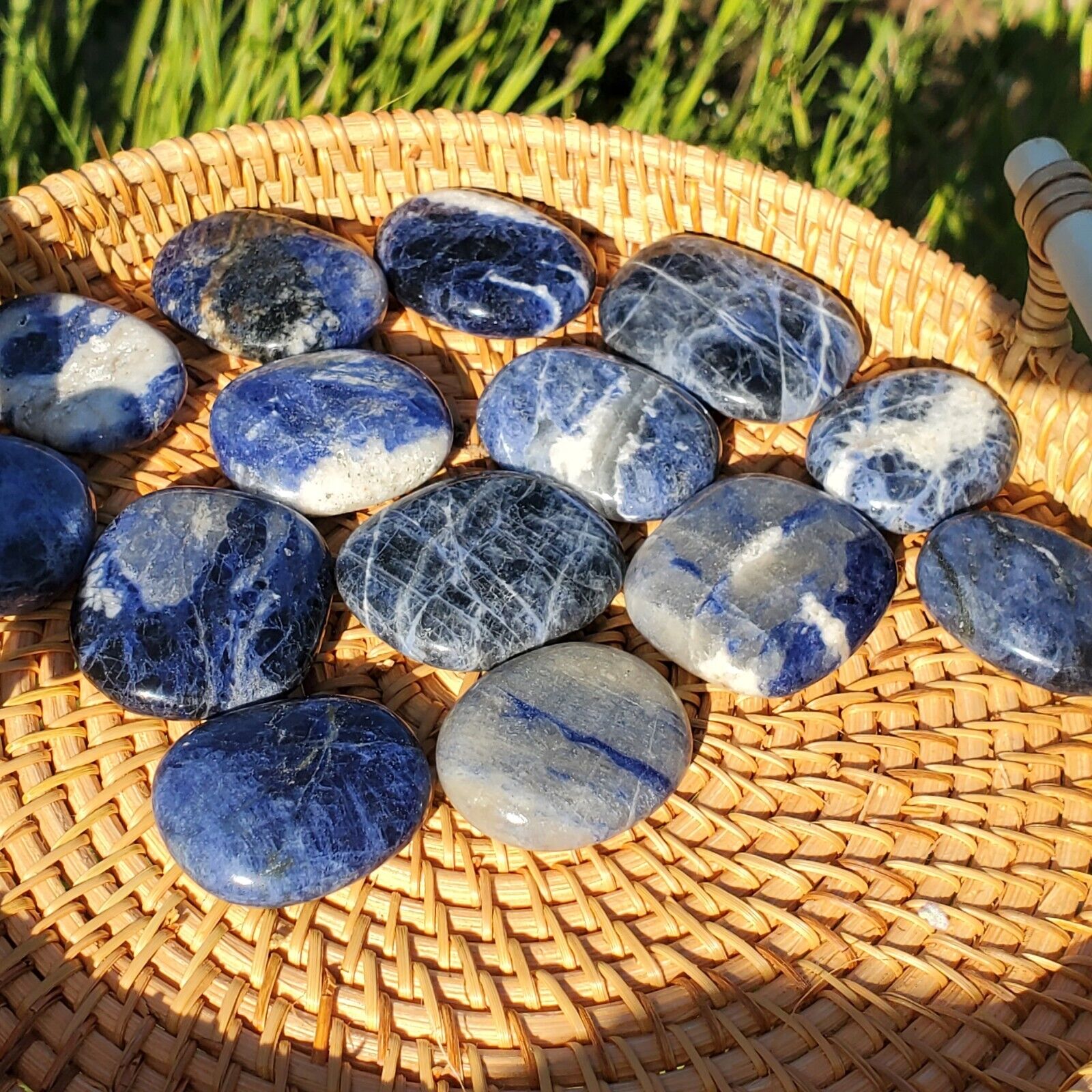 Sodalite Crystal Great Quality Palm Stones