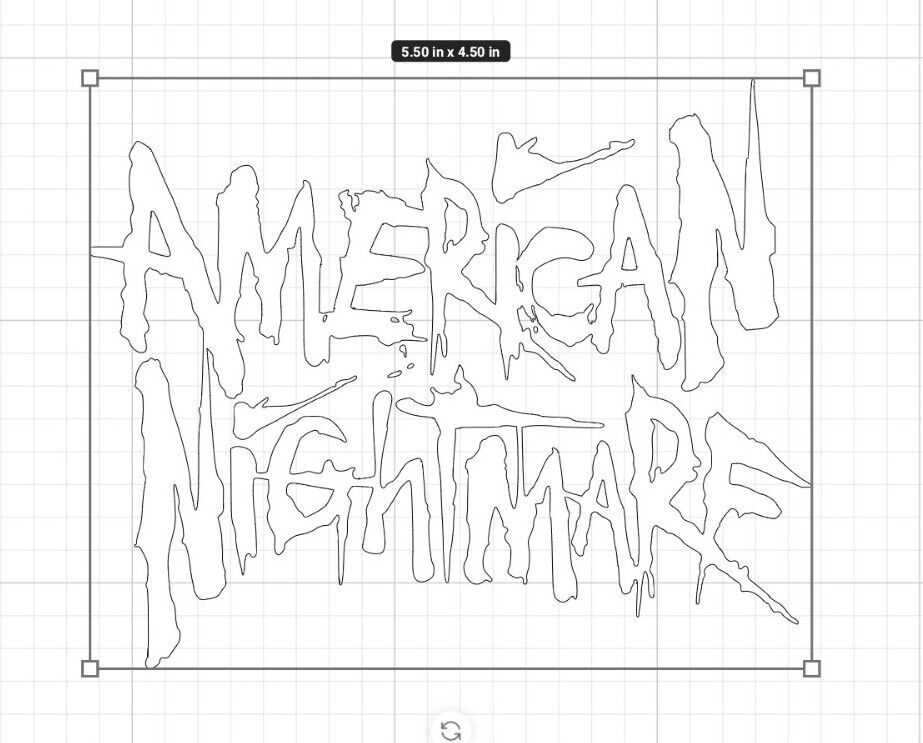 Cody Rhodes The American Nightmare Vinyl  Decal Sticker 5.5x4.5 Inch, Die Cut