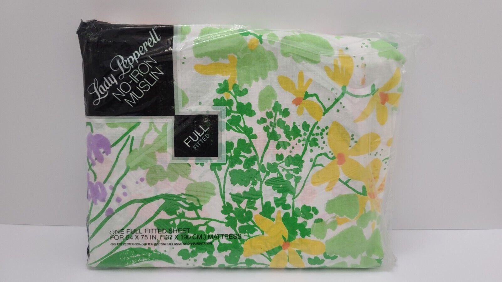 Vintage Lady Pepperell Floral Sheets MOD RETRO FLORAL Sealed in Original Package