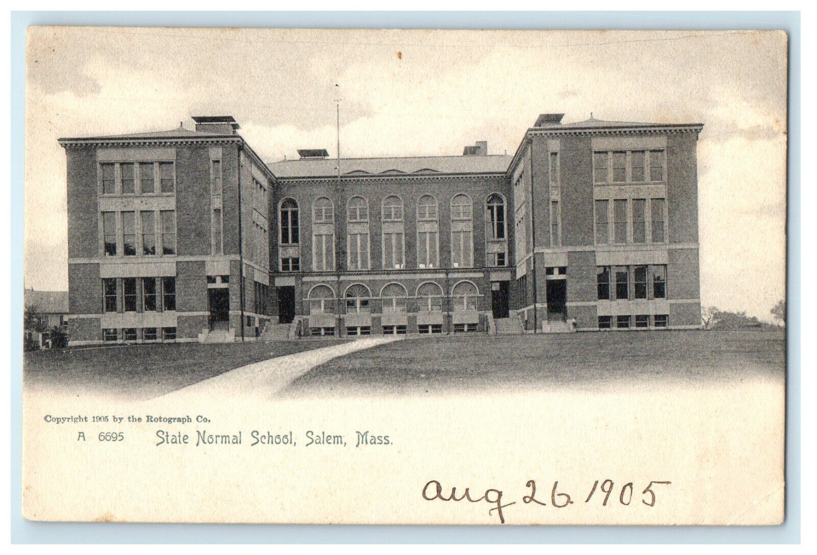c1905s State Normal School, Salem Massachusetts MA Antique Unposted Postcard