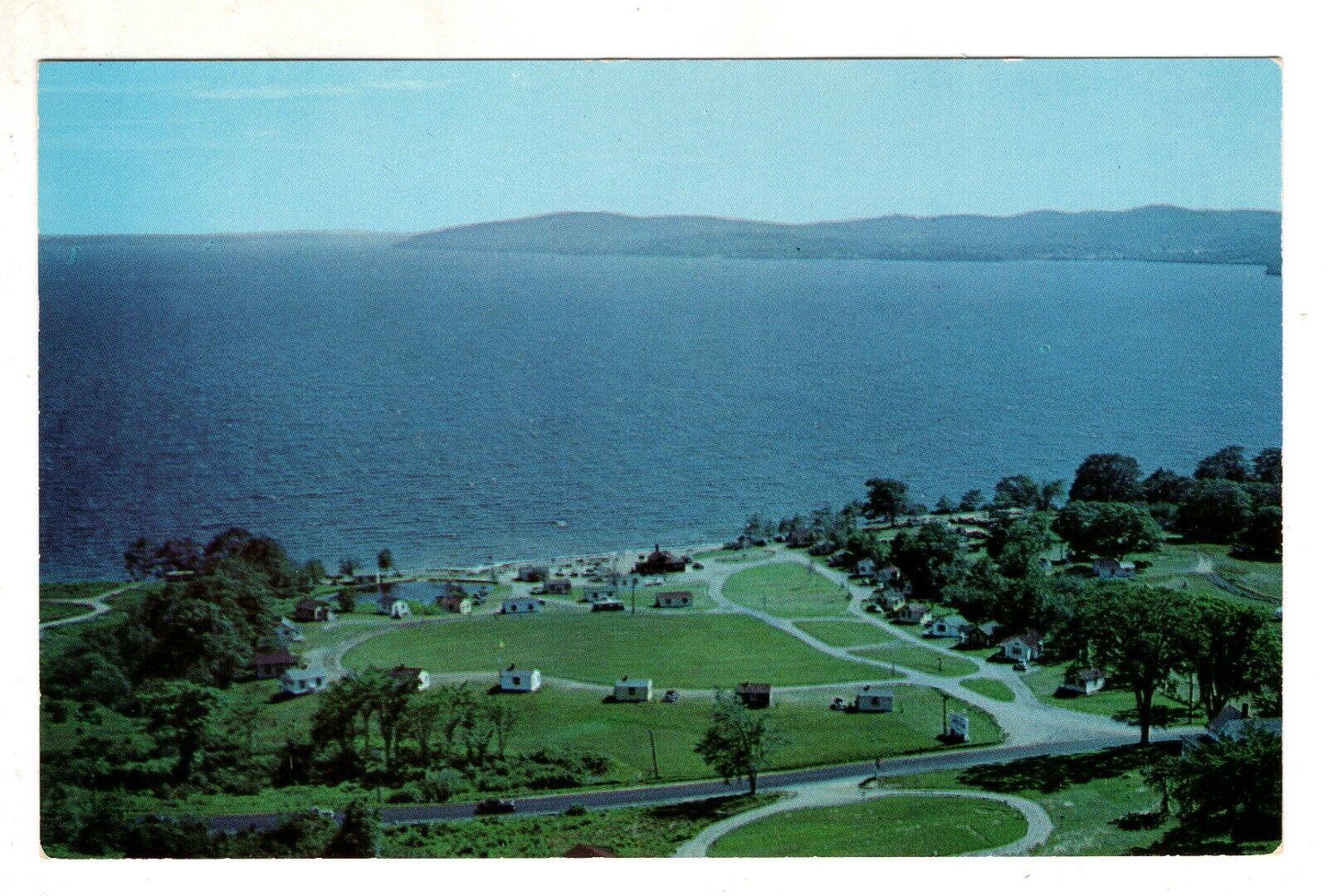 Postcard Belfast Colonial Gables Tourist Court Penobscot Bay Maine Vintage